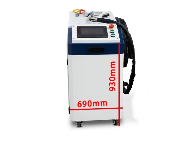 the physical demonstration image of laser welding machine