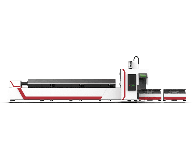 Bevel two-chuck fiber laser tube cutting machine