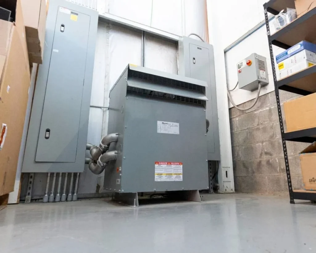 100kVA industrial transformer and switchgear for 12kW fiber laser power supply